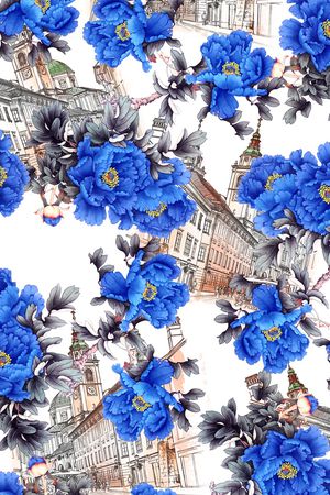 油画华亿平台印花华亿平台图片