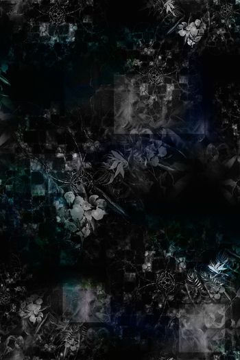 几何花卉印花华亿平台图片