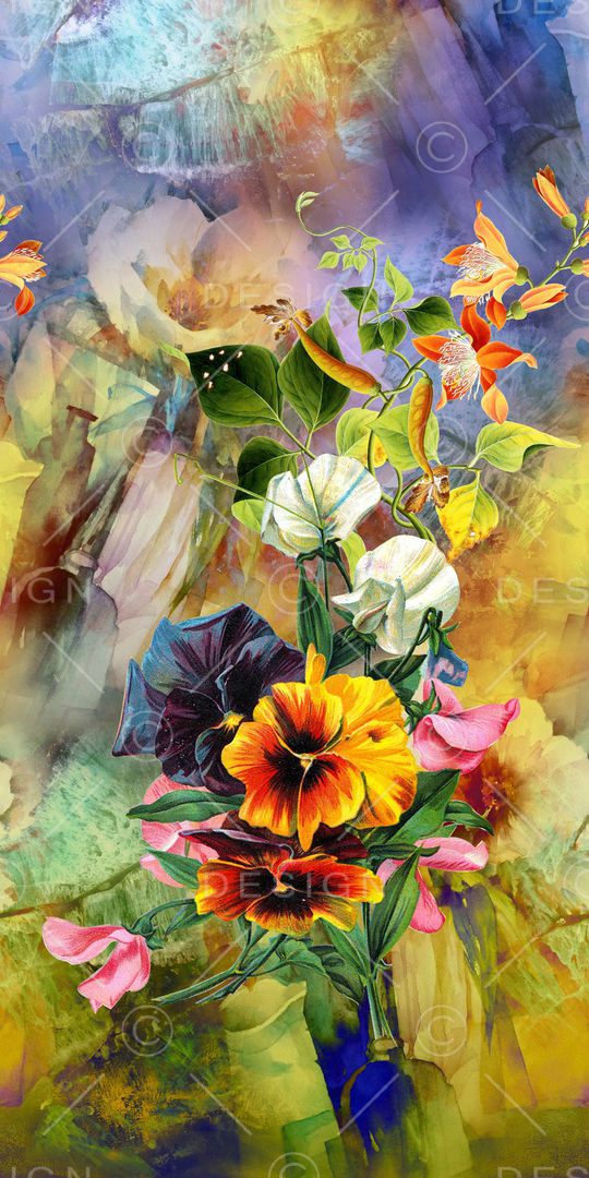 抽象印花华亿平台图片