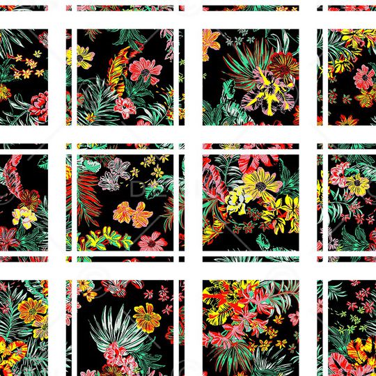 大牌风印花华亿平台图片