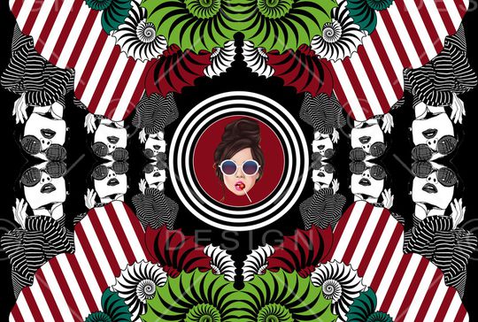 大牌风印花华亿平台图片