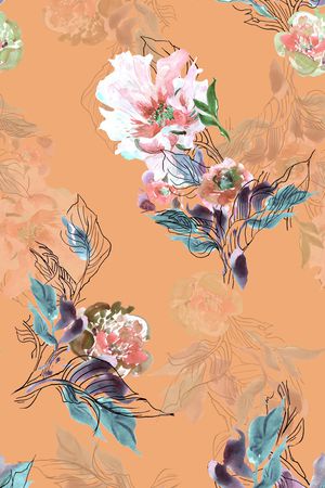 植物印花华亿平台图片