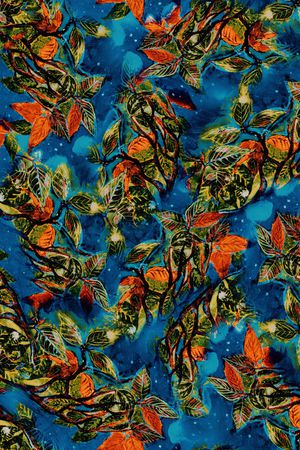 树枝印花华亿平台图片