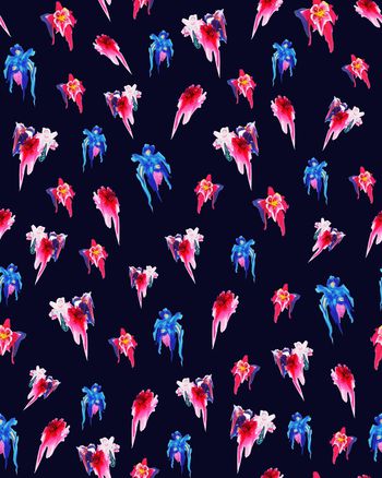 小碎花印花华亿平台图片