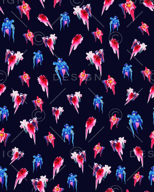 小碎花印花华亿平台图片