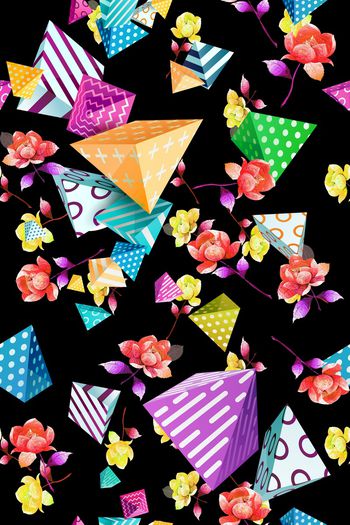 917480-立体几何花卉