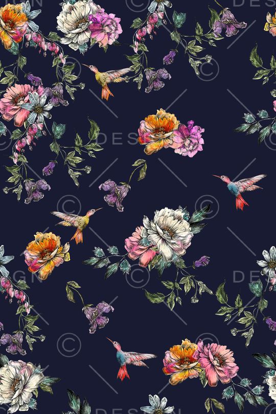 鸟印花华亿平台图片