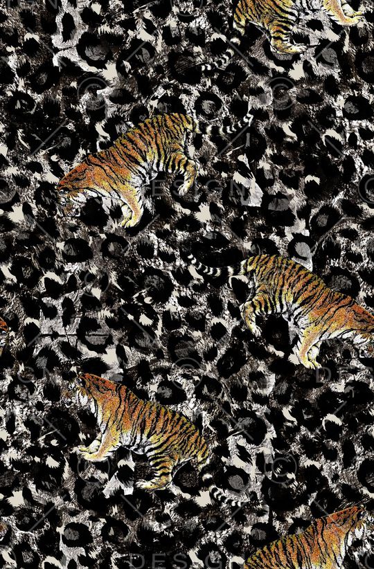 豹纹印花华亿平台图片