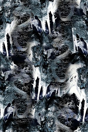 复古印花华亿平台图片