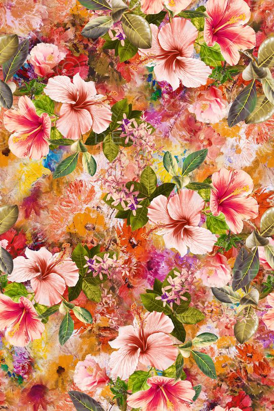 植物印花华亿平台图片