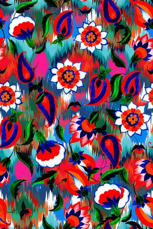 民族风印花华亿平台图片