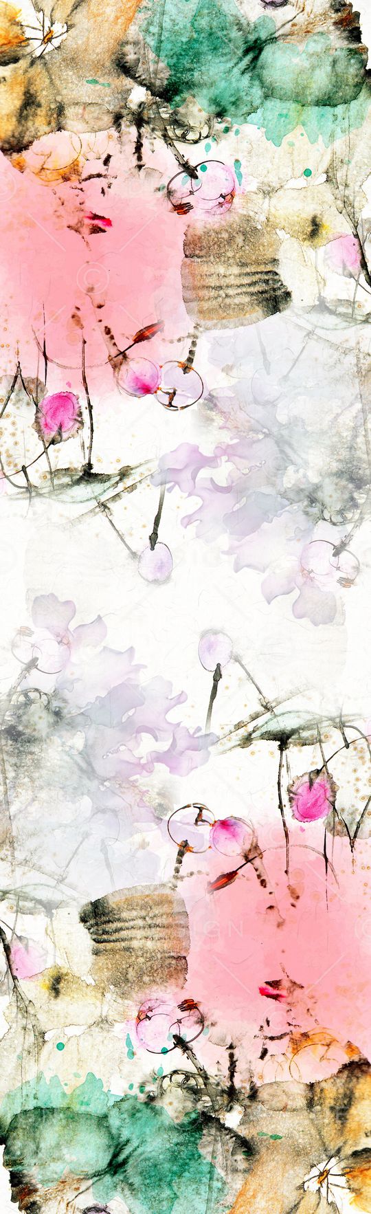 荷花印花华亿平台图片