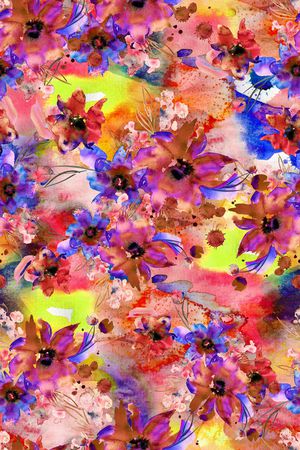 抽象印花华亿平台图片