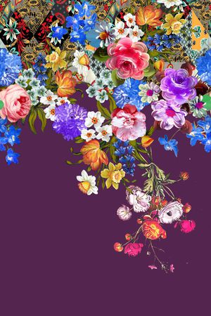 民族风印花华亿平台图片