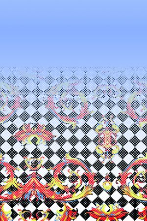 抽象印花华亿平台图片