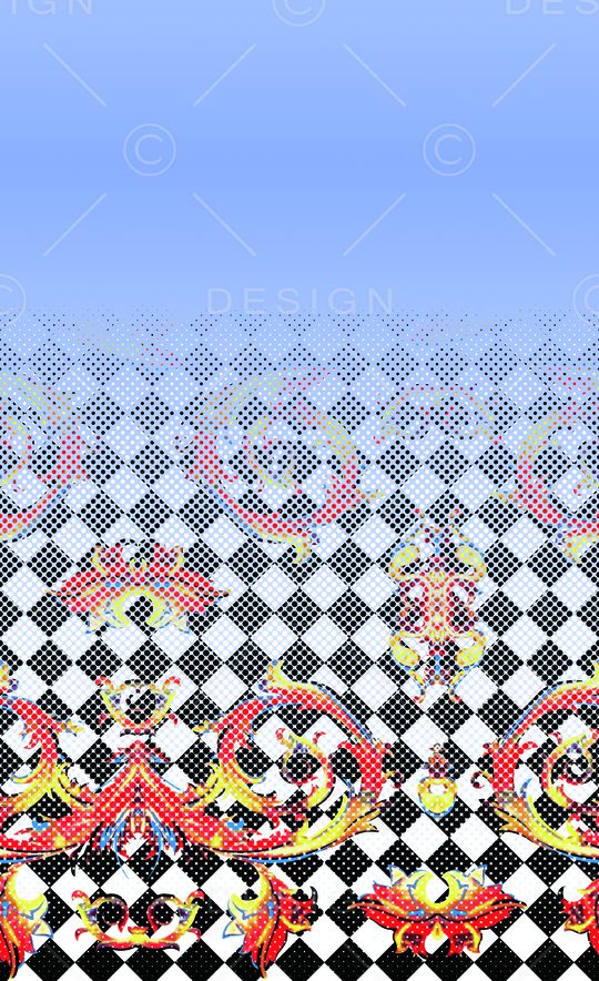 抽象印花华亿平台图片