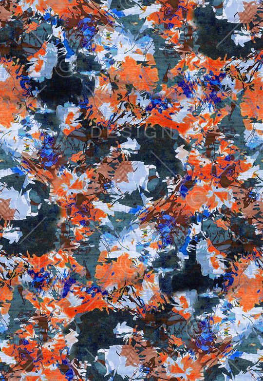 连衣裙印花华亿平台图片