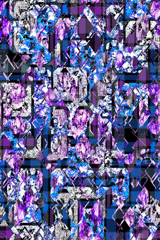 几何解构印花华亿平台图片