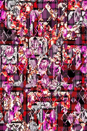 几何解构印花华亿平台图片