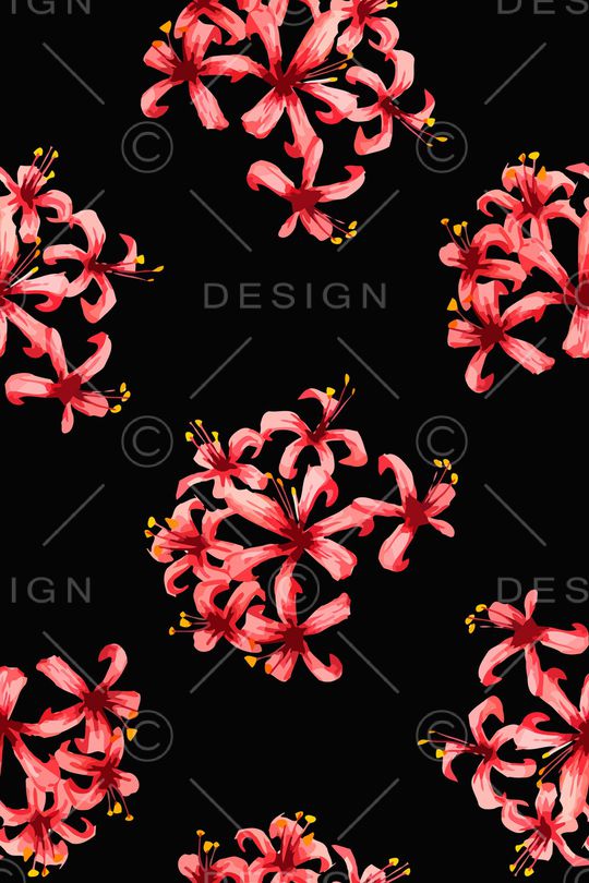 绣球花印花华亿平台图片