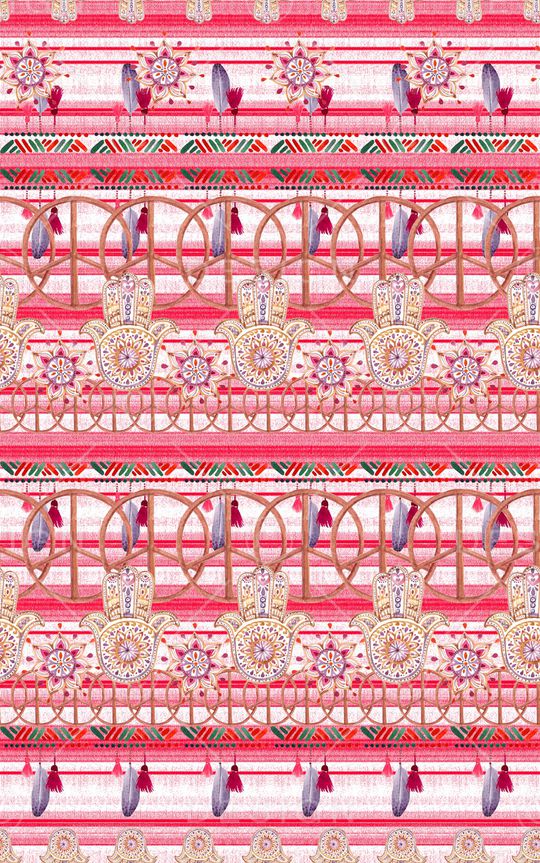 民族风印花华亿平台图片