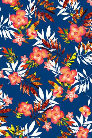 小碎花印花华亿平台图片