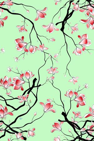 旗袍印花华亿平台图片