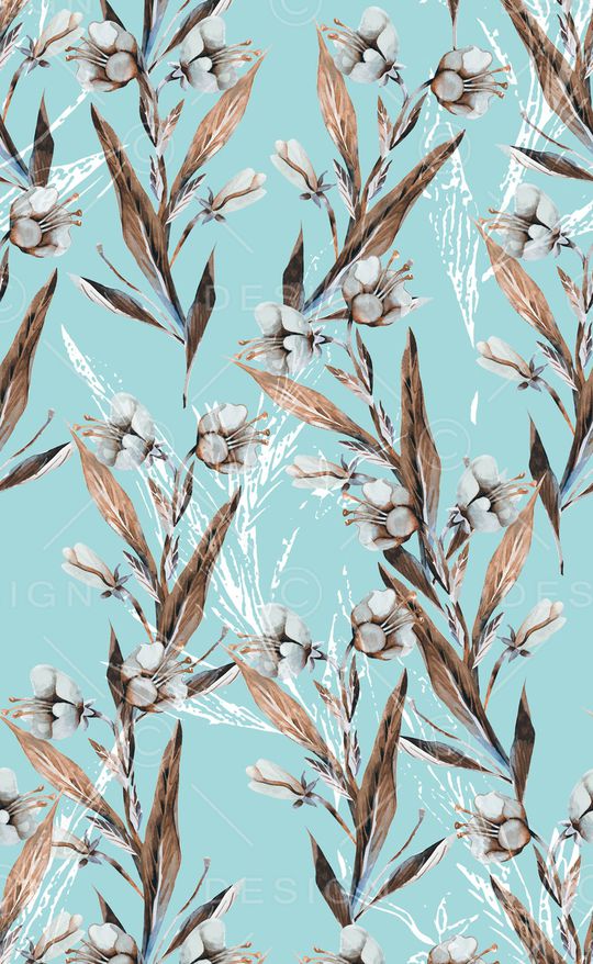 绿植树叶印花华亿平台图片