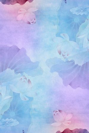 手绘花卉印花华亿平台图片