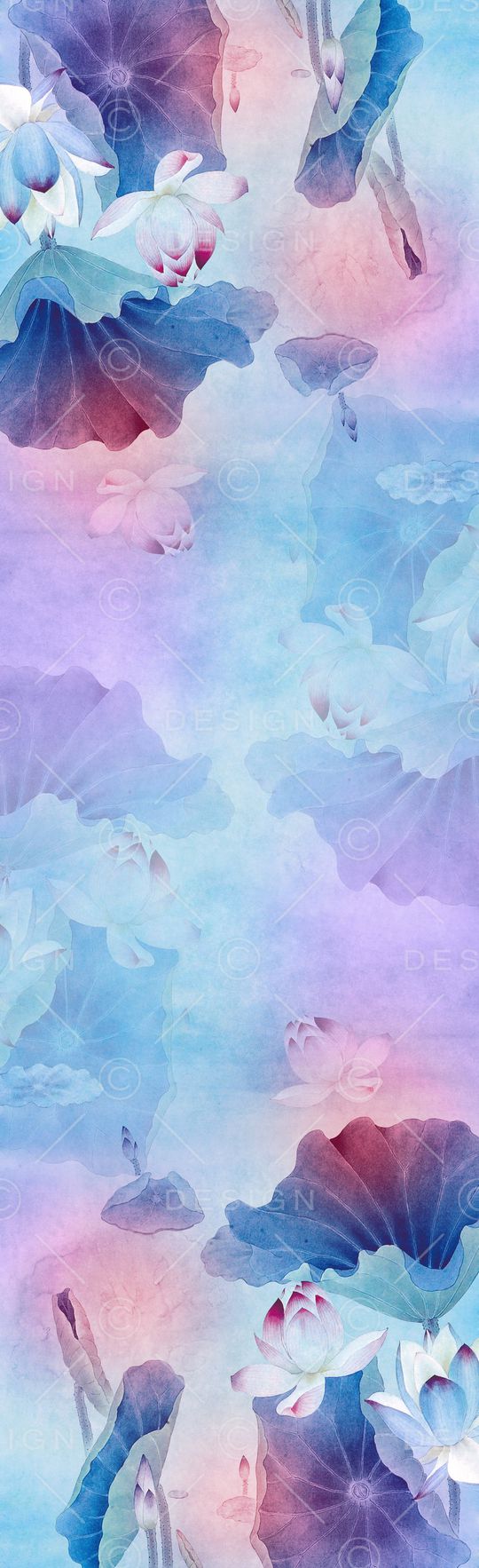 手绘花卉印花华亿平台图片