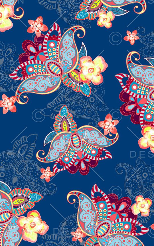 民族风印花华亿平台图片