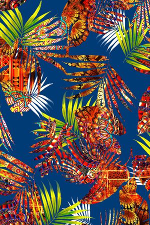 民族风印花华亿平台图片