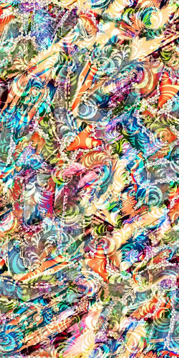 抽象印花华亿平台图片