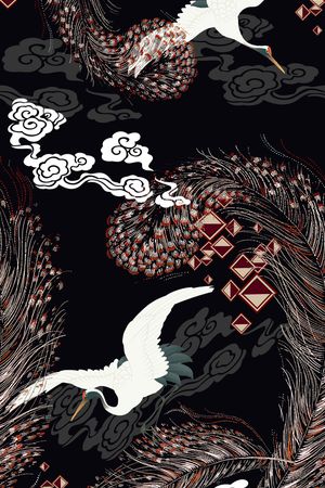 中国风印花华亿平台图片