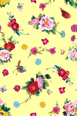 小碎花印花华亿平台图片