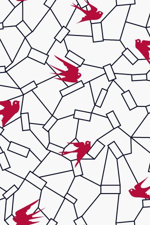 几何男装印花华亿平台图片