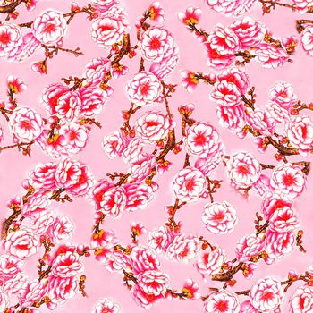 风格化花卉印花华亿平台图片