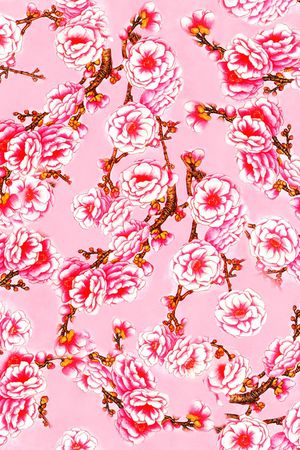 风格化花卉印花华亿平台图片