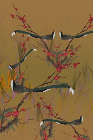 抽象印花华亿平台图片