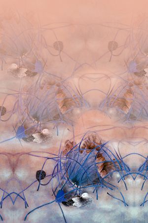 水墨风印花华亿平台图片