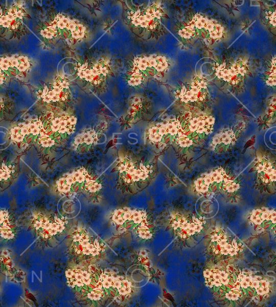 小碎花印花华亿平台图片