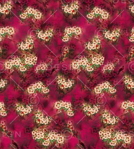 小碎花印花华亿平台图片