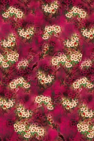 小碎花印花华亿平台图片