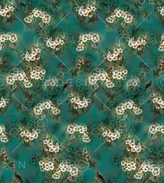 小碎花印花华亿平台图片