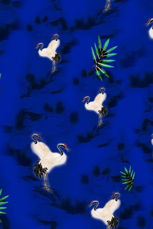 竹子印花华亿平台图片