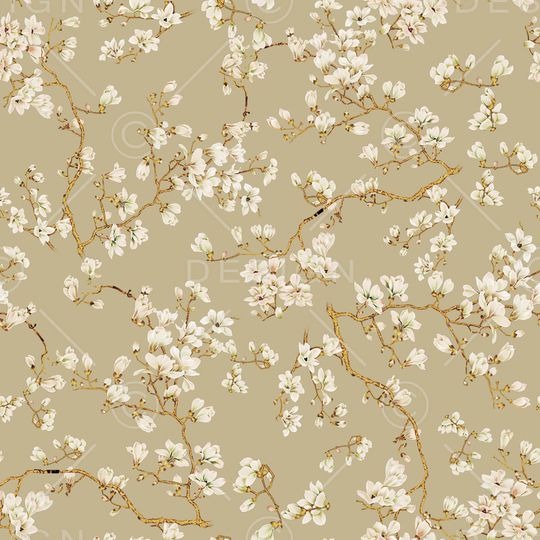 手绘花卉印花华亿平台图片