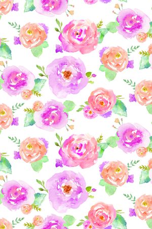 手绘花卉印花华亿平台图片