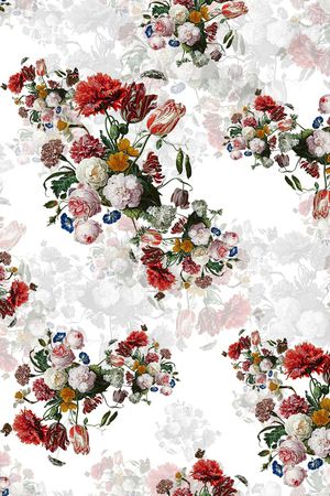 月季花印花华亿平台图片