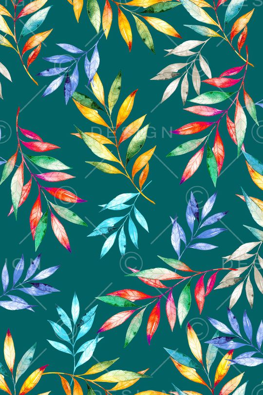 清爽底花卉印花华亿平台图片