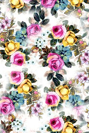 小碎花印花华亿平台图片